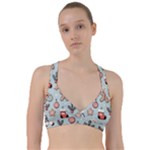 Christmas Cartoon Pattern Sweetheart Sports Bra