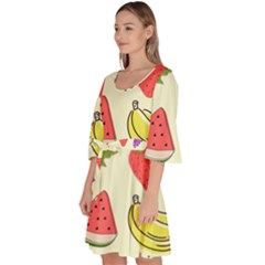 Velour Kimono Dress 