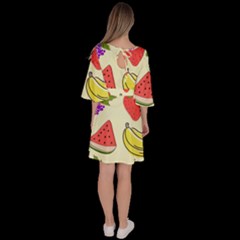 Velour Kimono Dress 