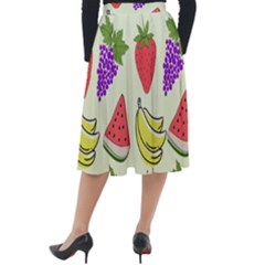 Classic Velour Midi Skirt  