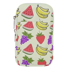 Fruits Pattern Background Food Waist Pouch (Small) from ArtsNow.com