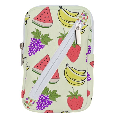 Fruits Pattern Background Food Belt Pouch Bag (Small) from ArtsNow.com