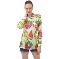 Long Sleeve Satin Shirt 