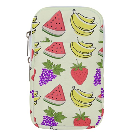 Fruits Pattern Background Food Waist Pouch (Large) from ArtsNow.com