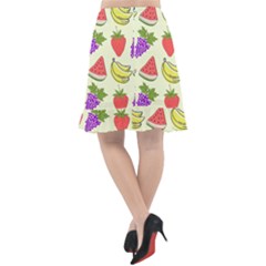 Fishtail Chiffon Skirt 