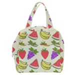 Fruits Pattern Background Food Boxy Hand Bag