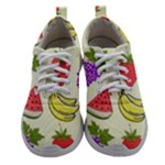 Fruits Pattern Background Food Women Athletic Shoes