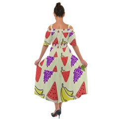 Shoulder Straps Boho Maxi Dress  