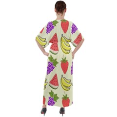 V-Neck Boho Style Maxi Dress 