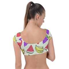 Cap Sleeve Ring Bikini Top 