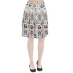 Christmas Cartoon Pattern Pleated Skirt