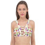 Fruits Pattern Background Food Cage Up Bikini Top