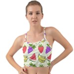 Fruits Pattern Background Food Mini Tank Bikini Top