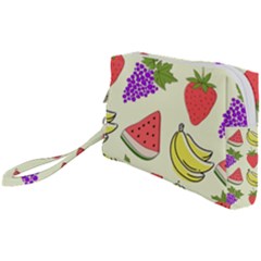 Fruits Pattern Background Food Wristlet Pouch Bag (Small) from ArtsNow.com