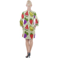 Open Neck Shift Dress 