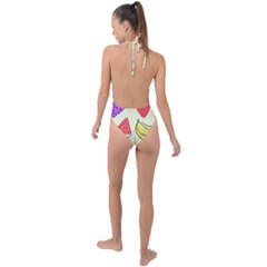 Backless Halter One Piece Swimsuit 
