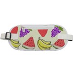 Fruits Pattern Background Food Rounded Waist Pouch