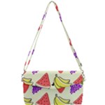 Fruits Pattern Background Food Removable Strap Clutch Bag