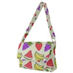 Fruits Pattern Background Food Full Print Messenger Bag (M)