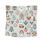 Christmas Cartoon Pattern Square Tapestry (Small)