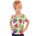 Fruits Pattern Background Food Kids  Sports T-Shirt