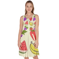 Knee Length Skater Dress With Pockets 