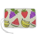 Fruits Pattern Background Food Pen Storage Case (M)