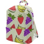 Fruits Pattern Background Food Zip Up Backpack