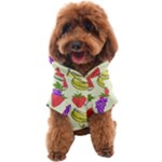 Fruits Pattern Background Food Dog Coat