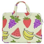 Fruits Pattern Background Food MacBook Pro 13  Double Pocket Laptop Bag