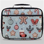 Christmas Cartoon Pattern Full Print Lunch Bag