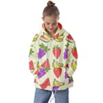 Fruits Pattern Background Food Kids  Oversized Hoodie