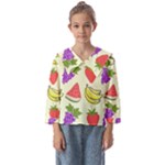 Fruits Pattern Background Food Kids  Sailor Shirt