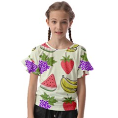 Kids  Cut Out Flutter Sleeves 