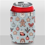 Christmas Cartoon Pattern Can Holder