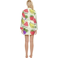 Long Sleeve Satin Robe 
