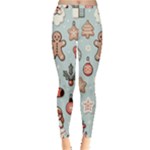 Christmas Cartoon Pattern Inside Out Leggings