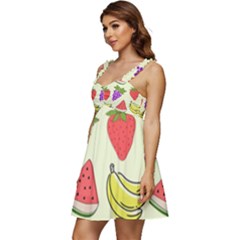 Ruffle Strap Babydoll Chiffon Dress 