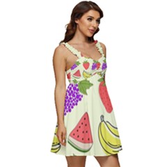 Ruffle Strap Babydoll Chiffon Dress 