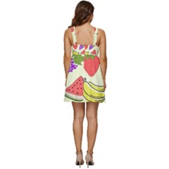 Ruffle Strap Babydoll Chiffon Dress 