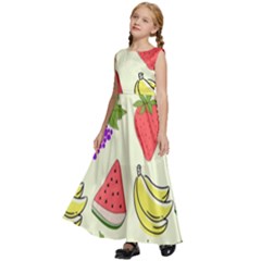 Kids  Satin Sleeveless Maxi Dress 