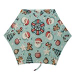 Christmas Decoration Angel Mini Folding Umbrellas