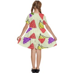 Kids  Short Sleeve Tiered Mini Dress 