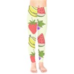 Fruits Pattern Background Food Kids  Classic Winter Leggings