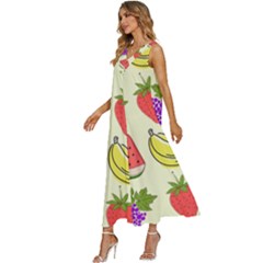 V-Neck Sleeveless Wide Leg Pants Overalls 