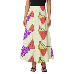 Tiered Ruffle Maxi Skirt 