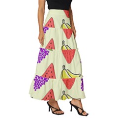 Tiered Ruffle Maxi Skirt 