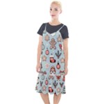 Christmas Cartoon Pattern Camis Fishtail Dress