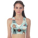 Christmas Decoration Angel Fitness Sports Bra