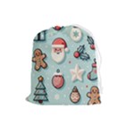 Christmas Decoration Angel Drawstring Pouch (Large)